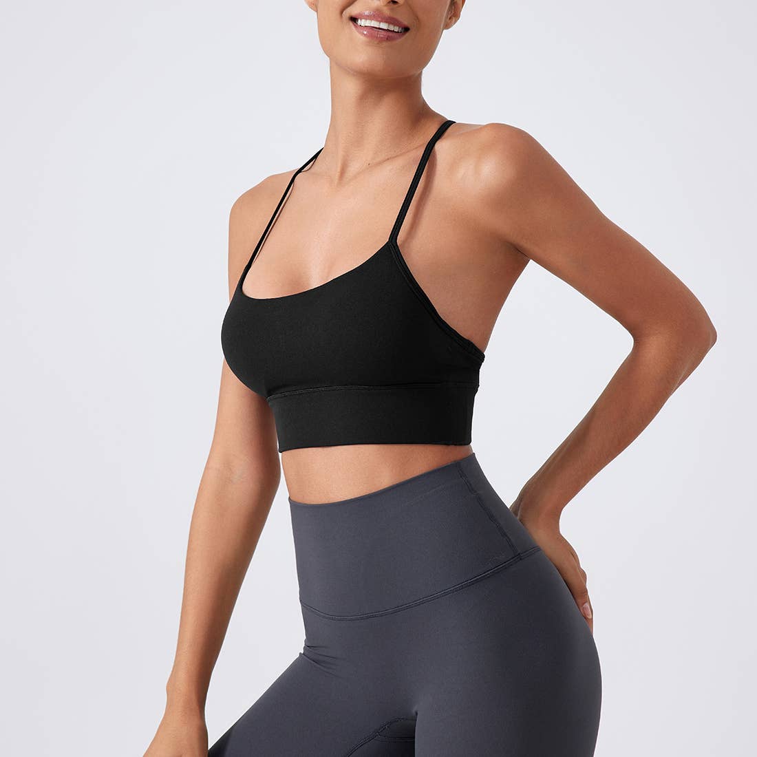 Sodalemon – Sutiã desportivo - Mulher por atacado – Top de Yoga Feminino com Bojo, Costas em Y e Tecido Elástico Respirável24