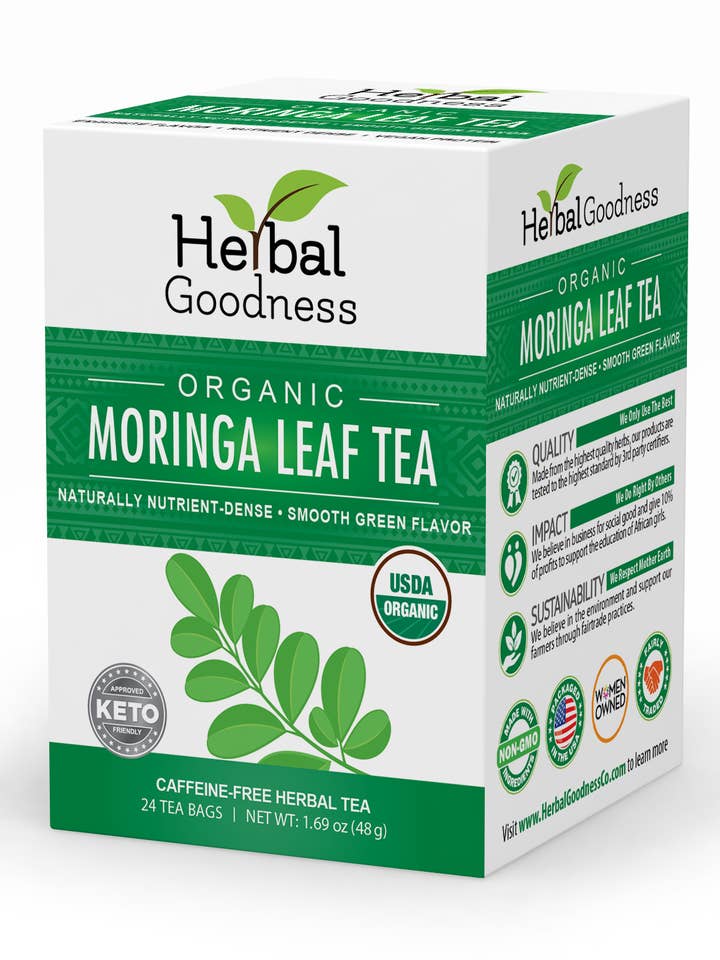 Moringablad - Te - Immunitet & Välbefinnande - Växtbaserad Godhet för wholesale av Herbal Goodness