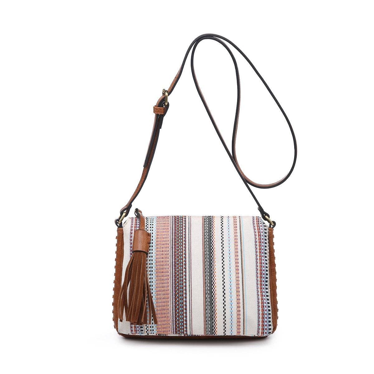MiMi Wholesale - Vente Sac à bandoulière – femme - Sac à bandoulière à trois compartiments M1918 avec pompon18