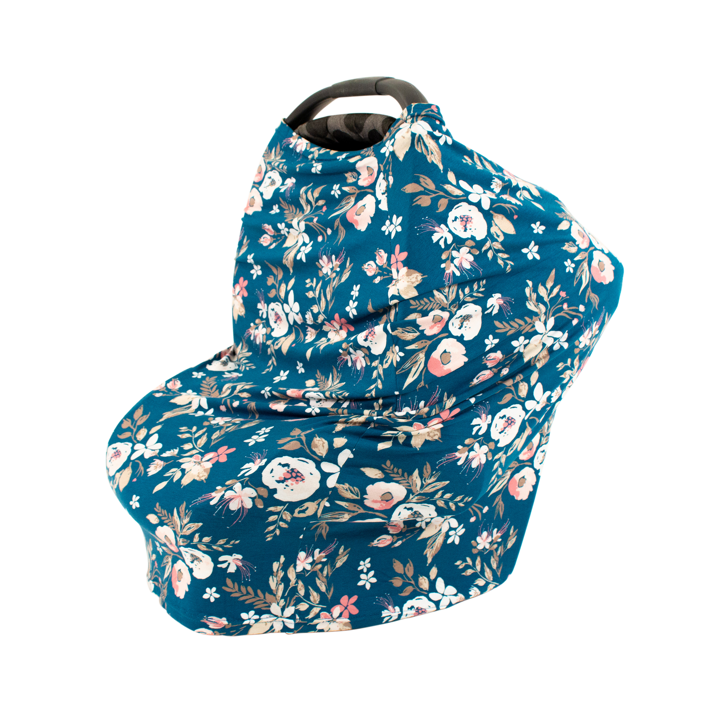 Bebe au Lait - Wholesale Nursing Cover - Maternity - Midnight Floral 5-in-1 Multi-Use Cover5
