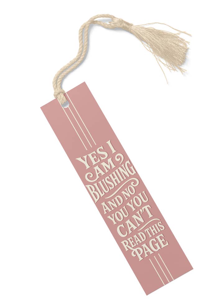 Sassy Smut Tassel Bookmark – 2x8” Bookmark, Made in USA for wholesale by Tiramisu Paperie