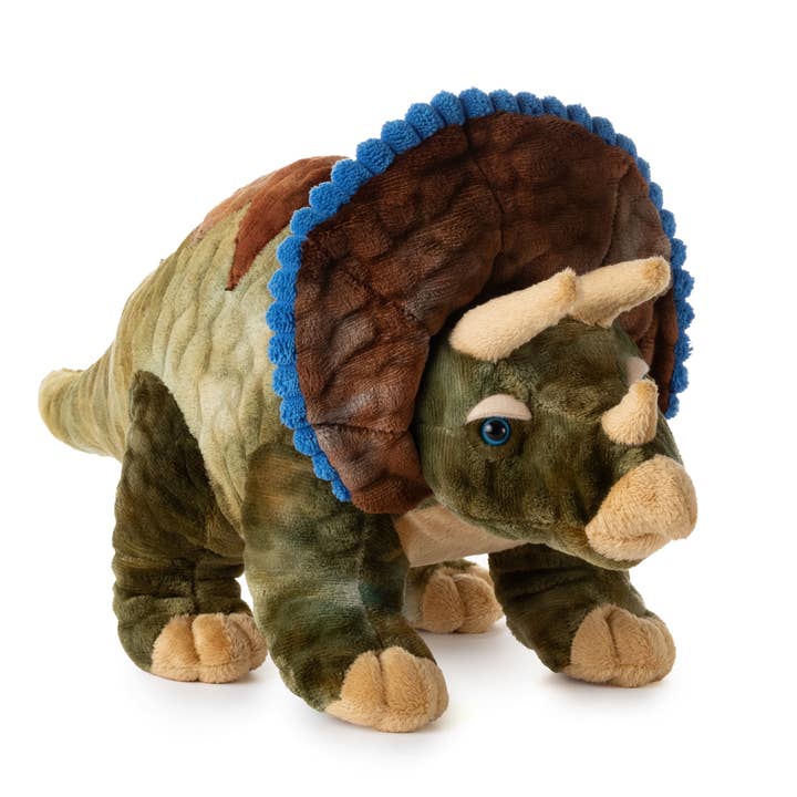 The Petting Zoo - Wholesale Stuffed/Plush Toy - Kids & Baby - 16" (41cm) Triceratops Dinosaur Medium