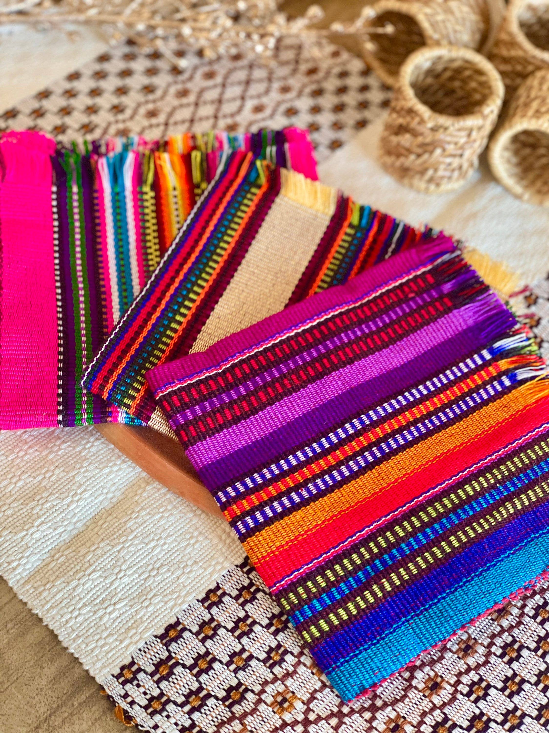 GUATEARTISAN - Venta al por mayor Servilletas de tela - Servilletas de tela coloridas tejidas a mano4