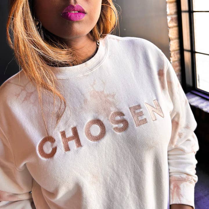 Chosen Embroidered Sweatshirt for wholesale by WinAri