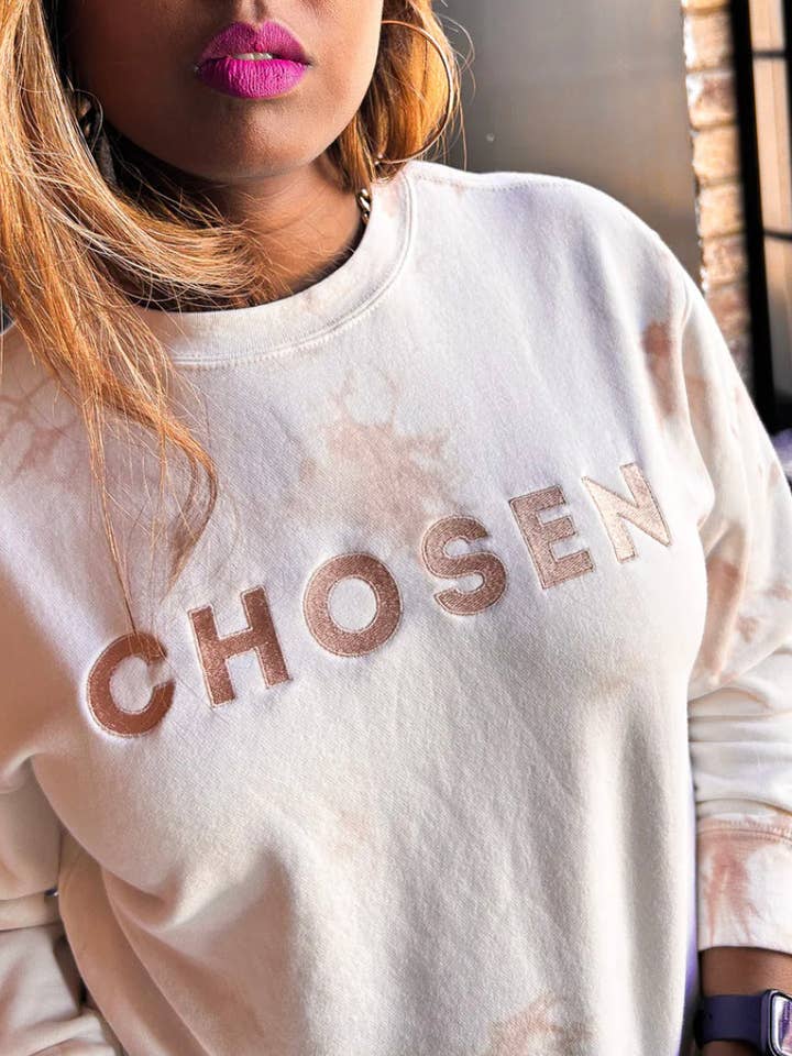 Chosen Embroidered Sweatshirt for wholesale by WinAri
