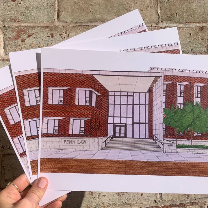 University of Pennsylvania Carey Law School for wholesale by ArtByAlicia