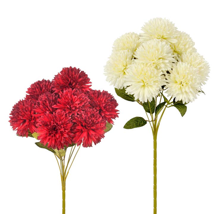 16"H Faux Mum Floral Bush - Box of 48 for wholesale by Jacobson