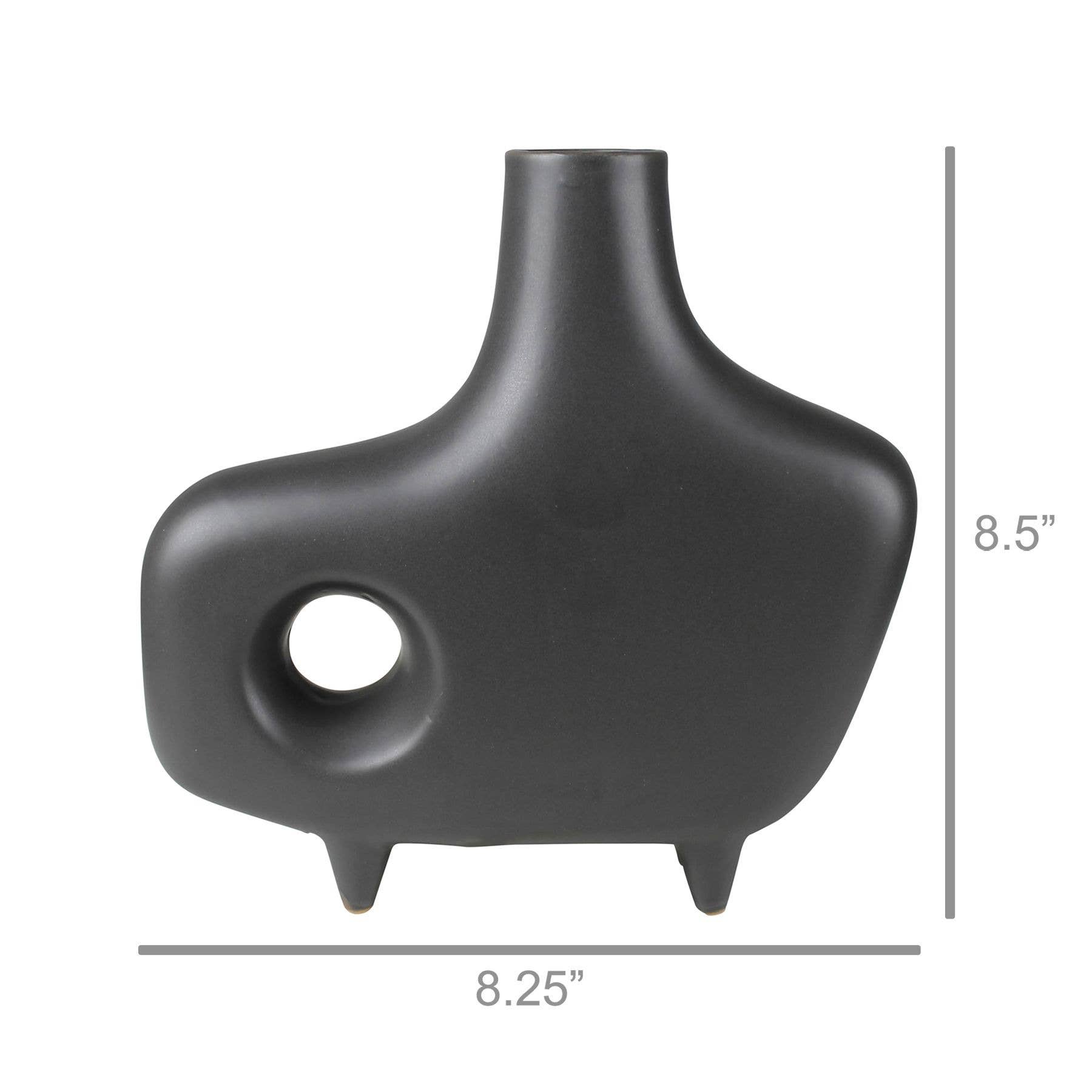 HomArt - Wholesale Vaas - Oda voetvaas met gaten, keramiek2