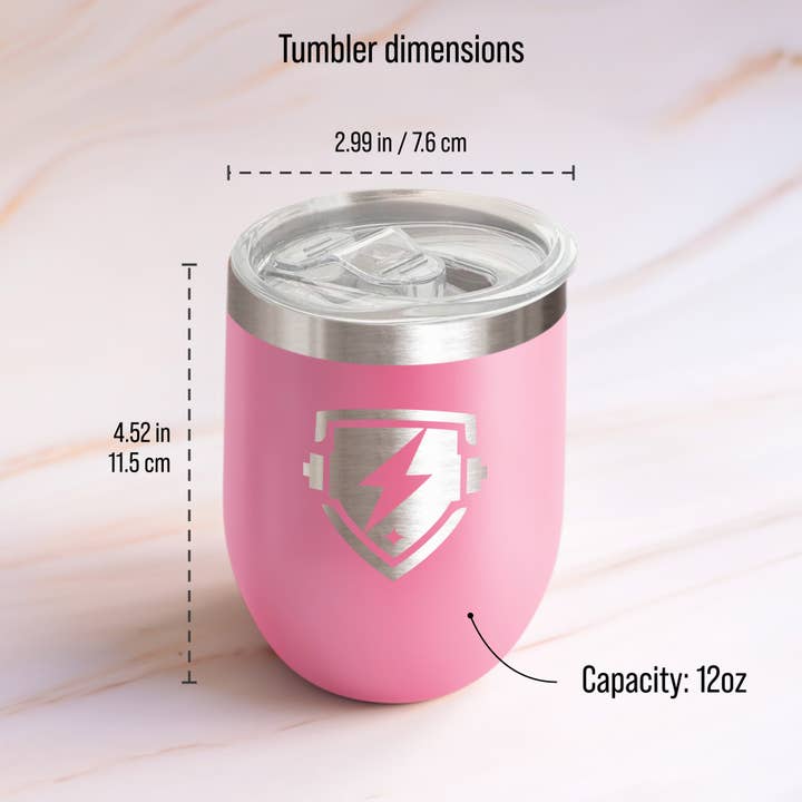 Famgraving - Wholesale Insulated mug/tumbler - Custom Engraved Promotional Logo 12oz Tumbler Cup6