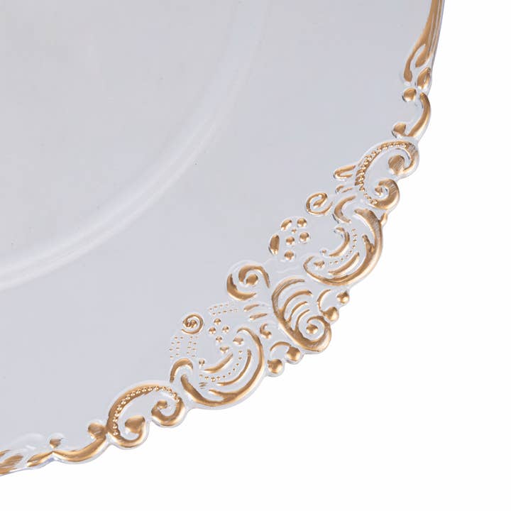 VdE Tivoli 1996 - Wholesale Charger - BAROQUE TRANSPARENT CHARGER PLATE2