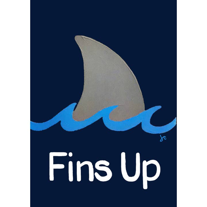 Citrus Daisy - Wholesale Everyday Greeting Card - Fins Up Card