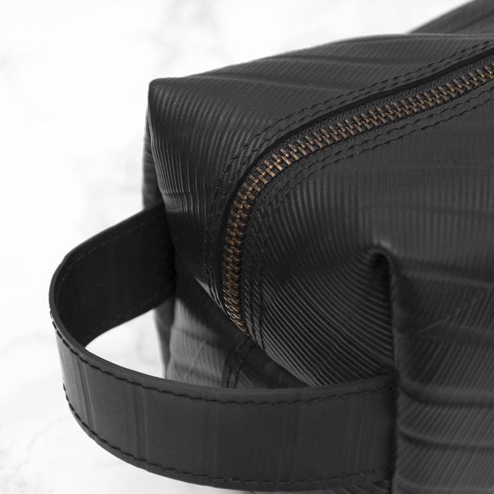 Jungley - Venta al por mayor Neceser - Hombre - Bolsa de aseo impermeable hecha con neumáticos reciclados de camión4