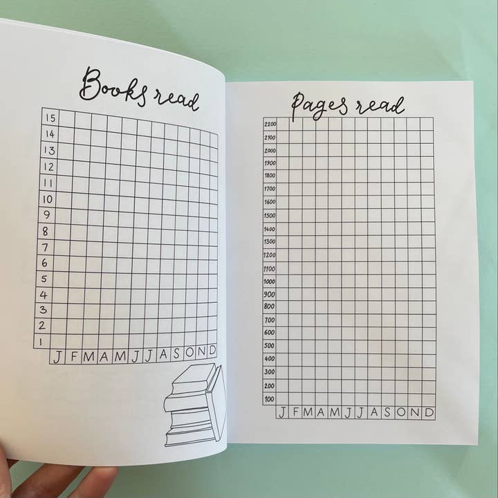 And Hope Designs - Cards, Stickers & Stationery - Wholesale Journal/Diary - Reading Journal, A5 Book Tracker, Literary Planner, Gift6