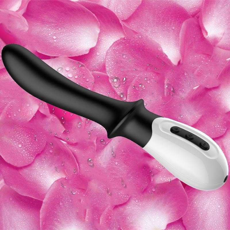 Kinky Pleasure - Venta al por mayor Juguetes eróticos - Foxshow - 63-00015 - Diseño Vibrador Punto G - 20 cm - Función de Calor - 10 Funciones - Recargable - Caja de Regalo de Lujo - Negro1