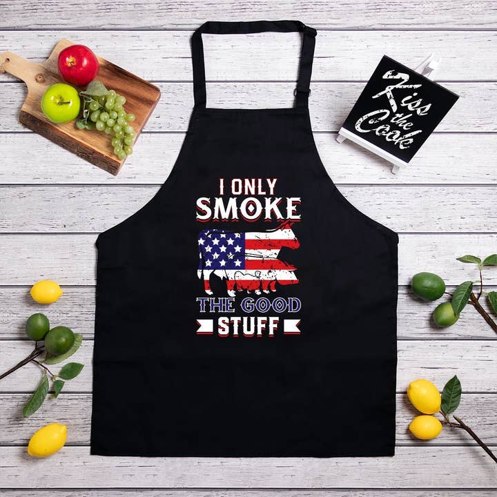 I only smoke the good stuff Apron (Full-Length) for wholesale by SUNFLOWER DREAMS BOUTIQUE