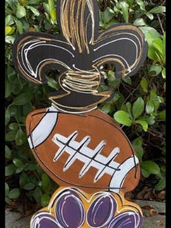 Louisiana Tri-piece simple door hanger for wholesale by Southern Paint Designs