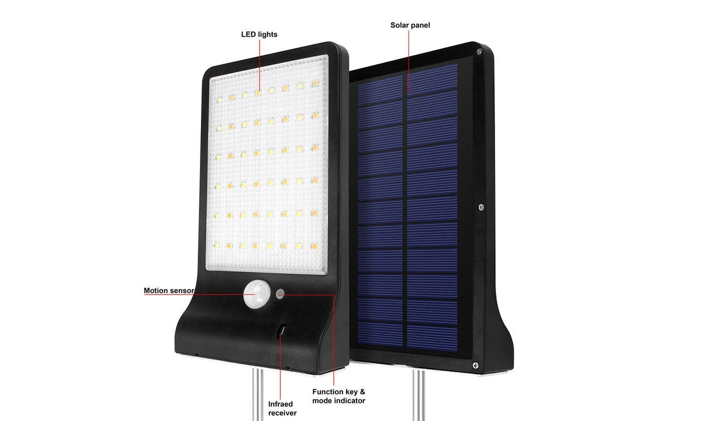 AICase - Wholesale Outdoor/Lawn Light - Waterproof Energy Saving Solar Wall Light Three Modes Induction Remote Control6