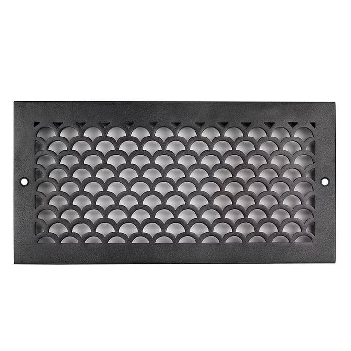 Grille de ventilation de plinthe 6"x10" en aluminium coulé solide pour la vente par Registers and Hardware Hub Inc.