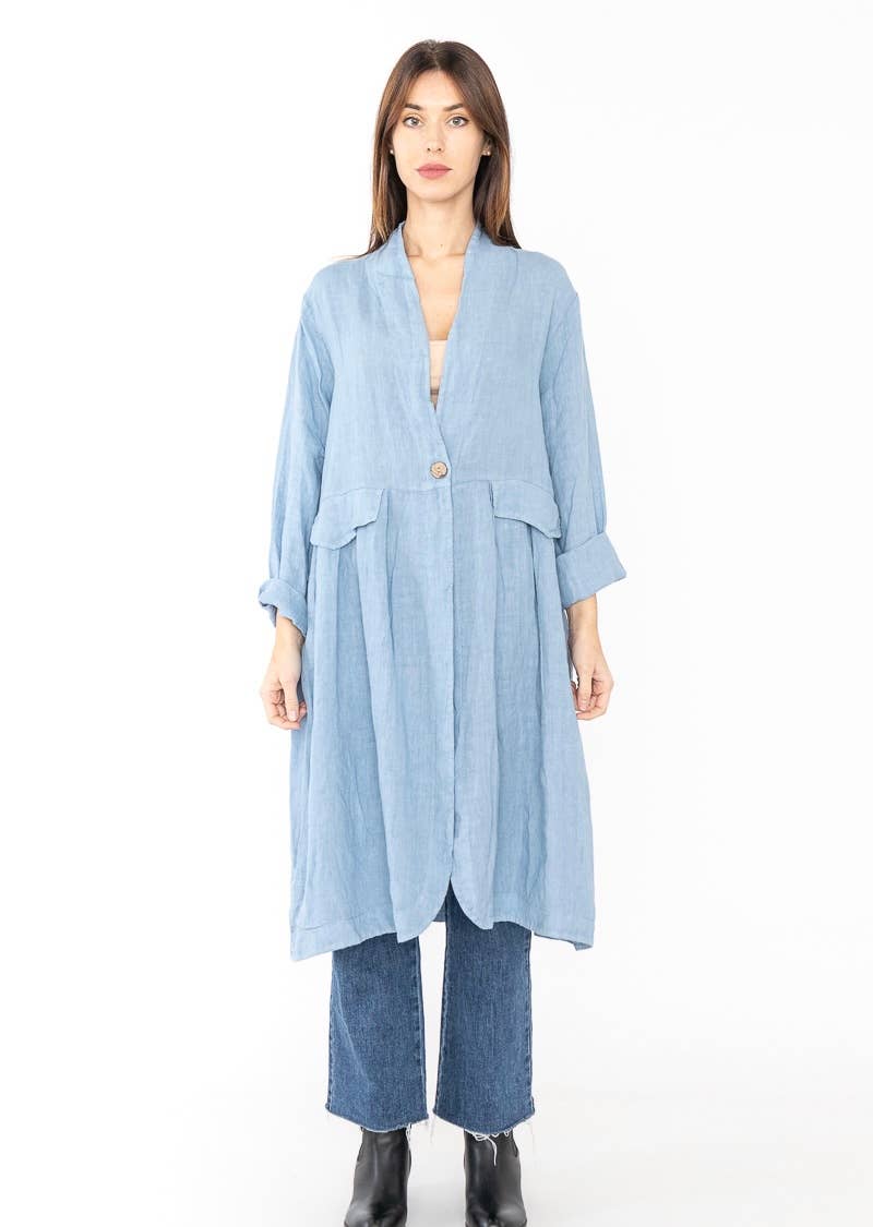 LINEN & COTTON HOUSE - Wholesale Jacket - Women's - 1142 SPRING SUMMER CLOTHING LINEN JACKET53