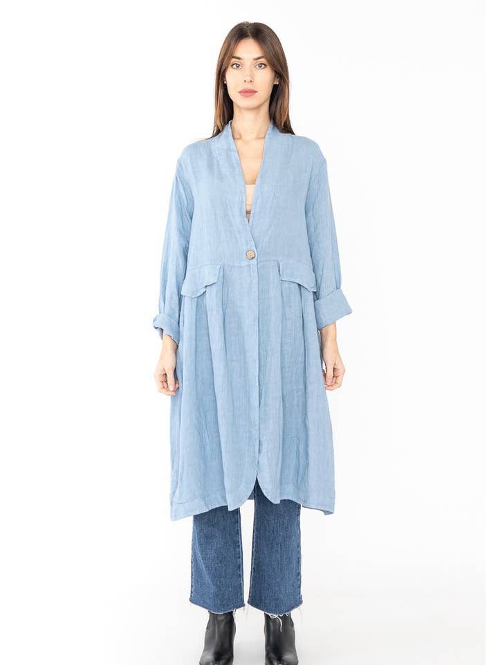 LINEN & COTTON HOUSE - Wholesale Jacket - Women's - 1142 SPRING SUMMER CLOTHING LINEN JACKET53