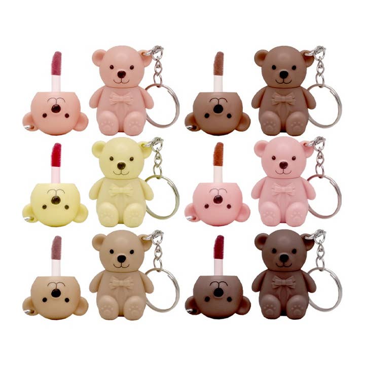 PINEAPPLE Beauty – Großhandel Lipgloss – Girabella M-3-1093 Little Bear Lipgloss, 24 Stück