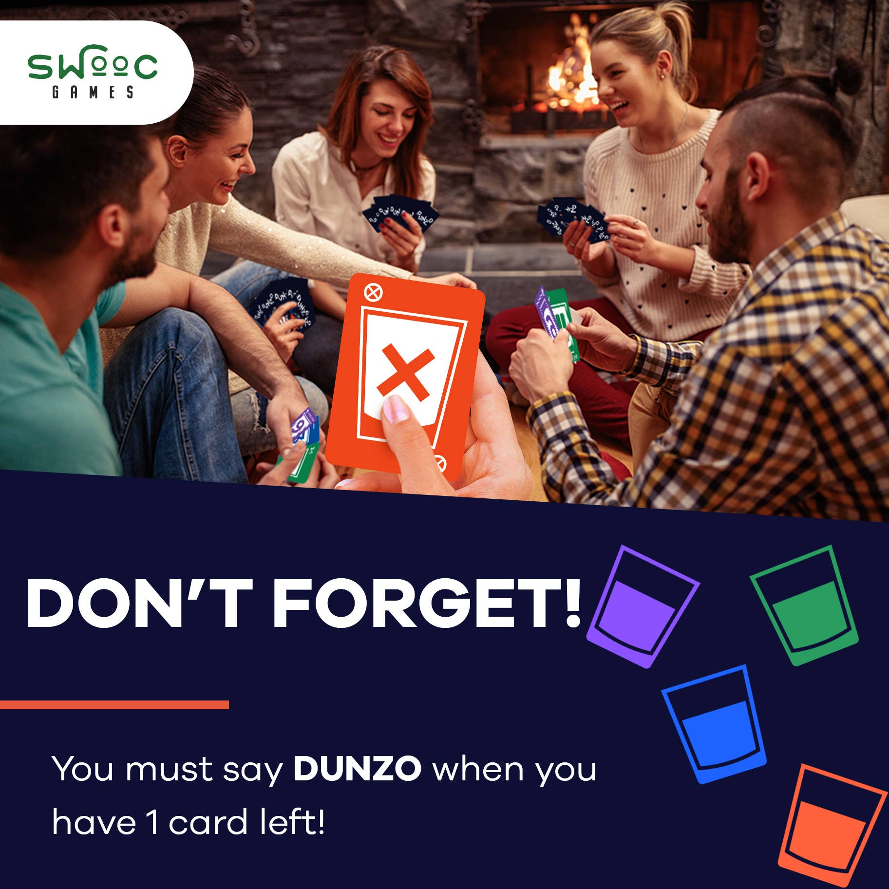 Swooc Games - Wholesale Card Game - DUNZO™ | Uno Inspired Drinking Game2