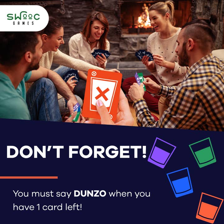 Swooc Games - Wholesale Card Game - DUNZO™ | Uno Inspired Drinking Game2