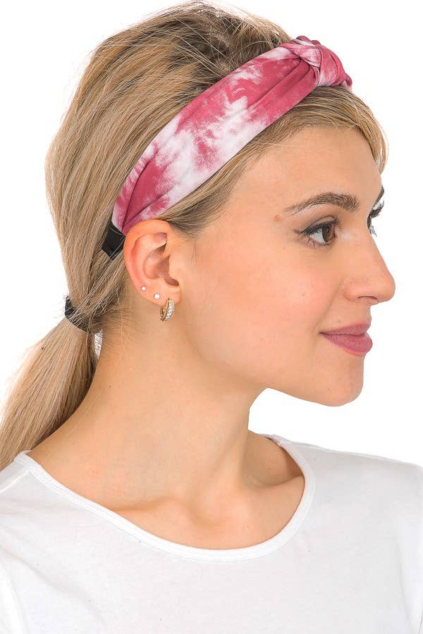 Cap Zone - Wholesale Fashion Headband - Women's - Tie dye Wash Structured Headbands2