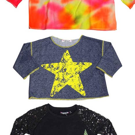 Sweat-shirt tendance à manches longues et encolure dégagée Flowers by Zoe pour filles pour la vente par Eastern Off Price