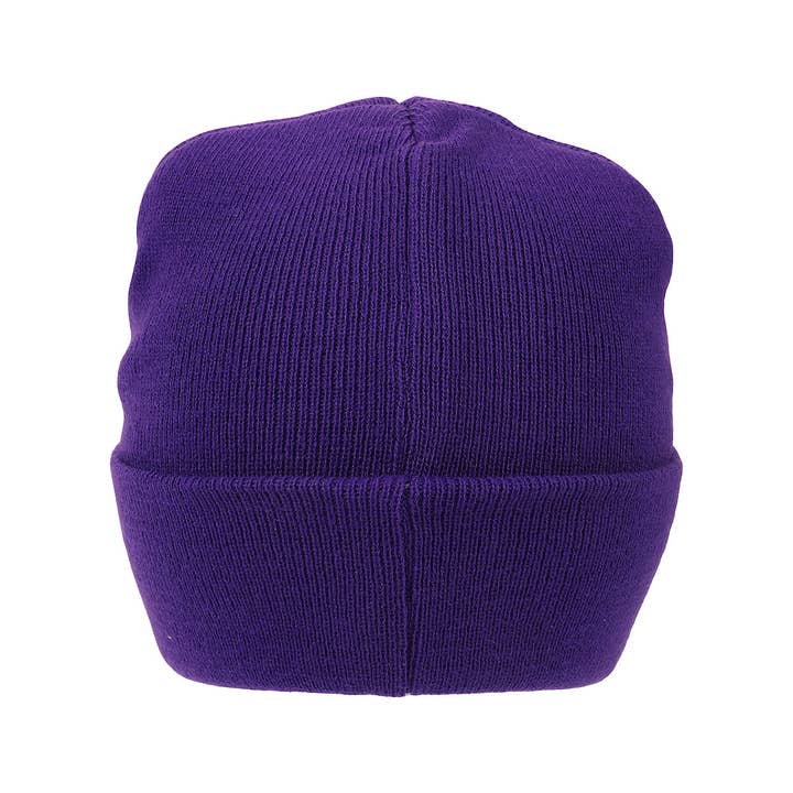 Bioworld Merchandising - Wholesale Beanie - Unisex - Coraline & Black Cat Character Art Purple Cuff Beanie3