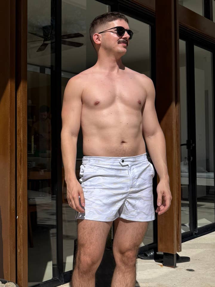 Os Calções de Banho Restless - Mármore Carrara por atacado de MAPA