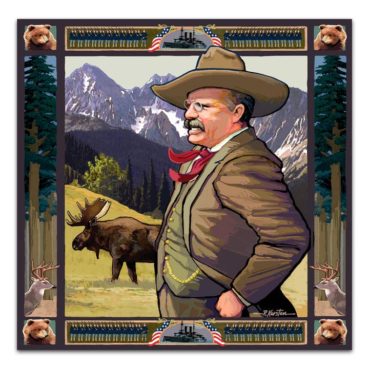 1000 Piece Jigsaw Puzzle - Teddy Roosevelt Puzzle for wholesale by Stonehouse Collection