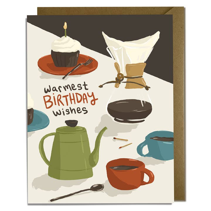 Coffee Birthday for wholesale by Kat French Design