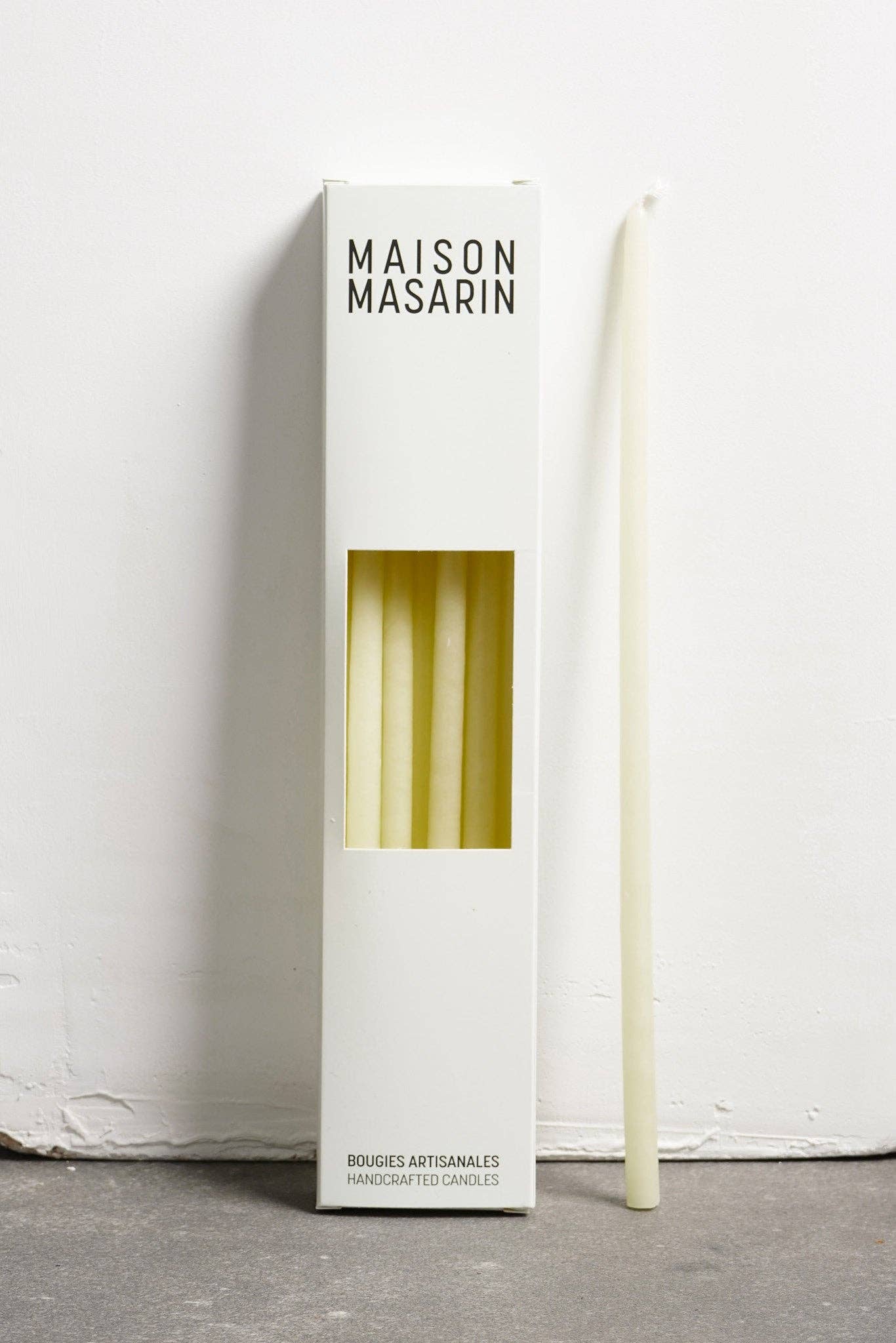 Maison Masarin – Vela/castiçal cónico por atacado – Velas artesanais francesas de florista - pacote com 1010