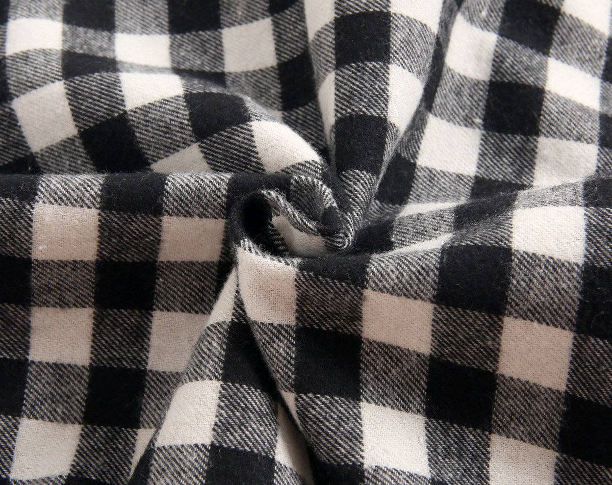 MyKids-USA® - Wholesale Button Down Shirt - Kids - Baby Boy Plaid Pattern Buttoned Shirt With Pockets Long Sleeve bodysuit In Autumn15