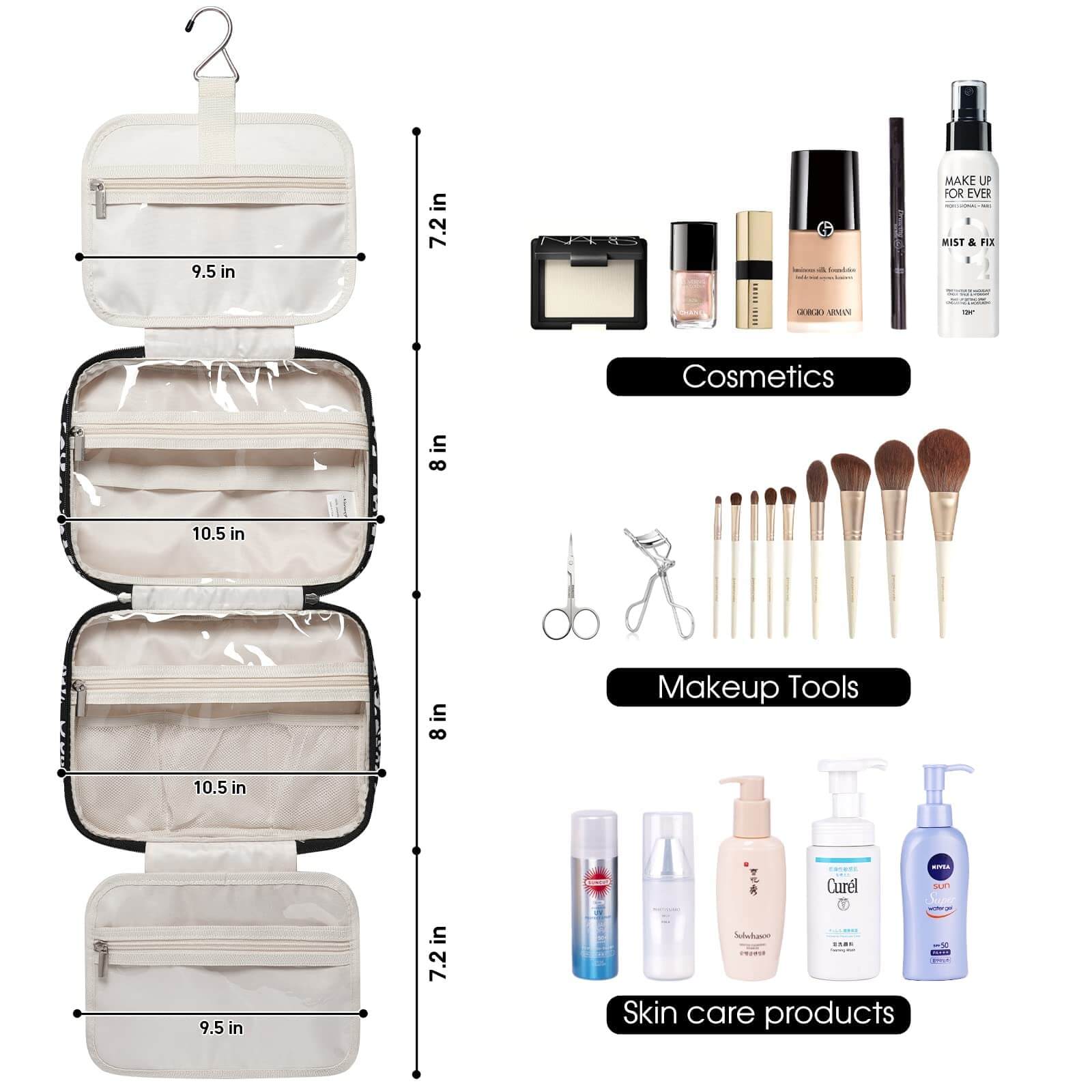 wandf – Großhandel Schmink-/Kosmetiktasche – Hängender Kulturbeutel für Frauen Reise-Make-up-Tasche80