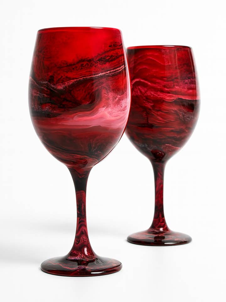 Artisan Hearts Desire Wine Glasses & Drinkware for wholesale by Joie De Vino Glassware