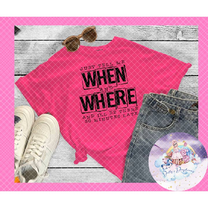 Sag mir wann und wo für den Großhandel von Dollys Daydreams