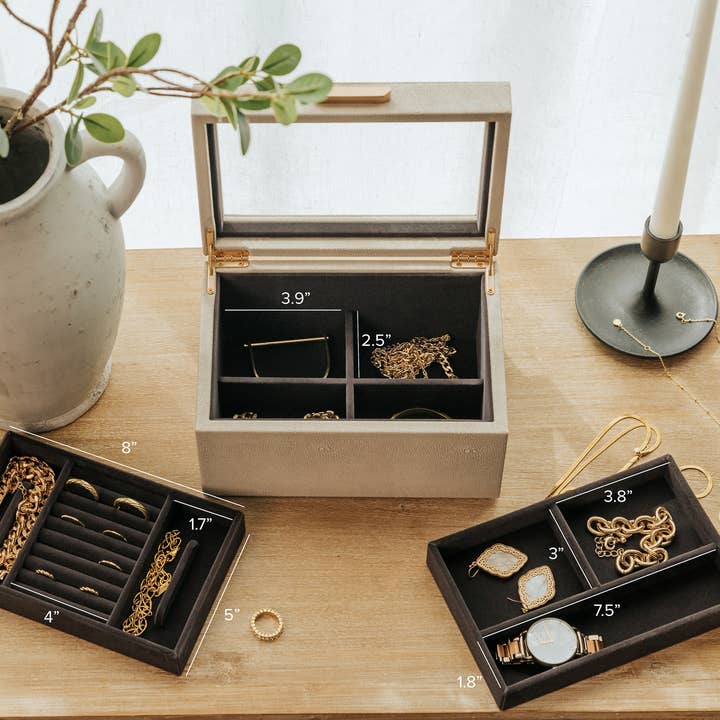 Case Elegance - Wholesale Jewelry Box/Organizer - Sasha Small Jewelry Box