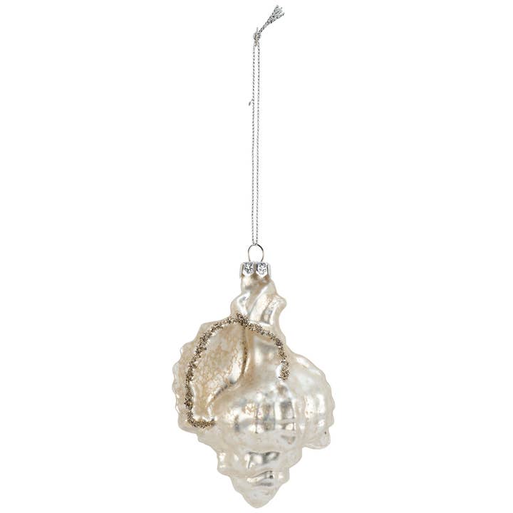 Primitives by Kathy - Wholesale Ornament - Glass Conch Shell Ornament