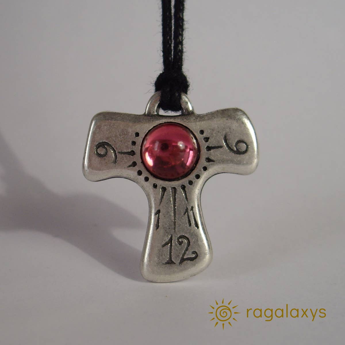 Ragalaxys – wholesale Pendant/charm necklace – TAU Sundial Pendant - Extensible cord 45-60cm.7