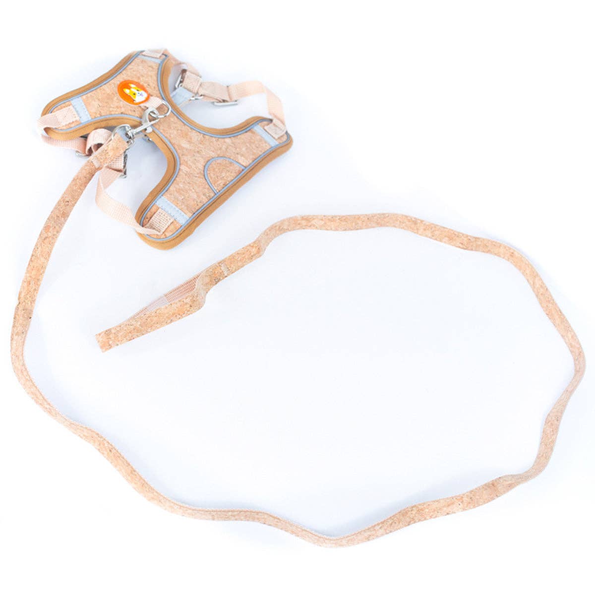 Meninas Bonitas Cork - Venta al por mayor Arnés - Perros - Set de arnés y correa de corcho para perros pequeños - Cómodo y ecológico14