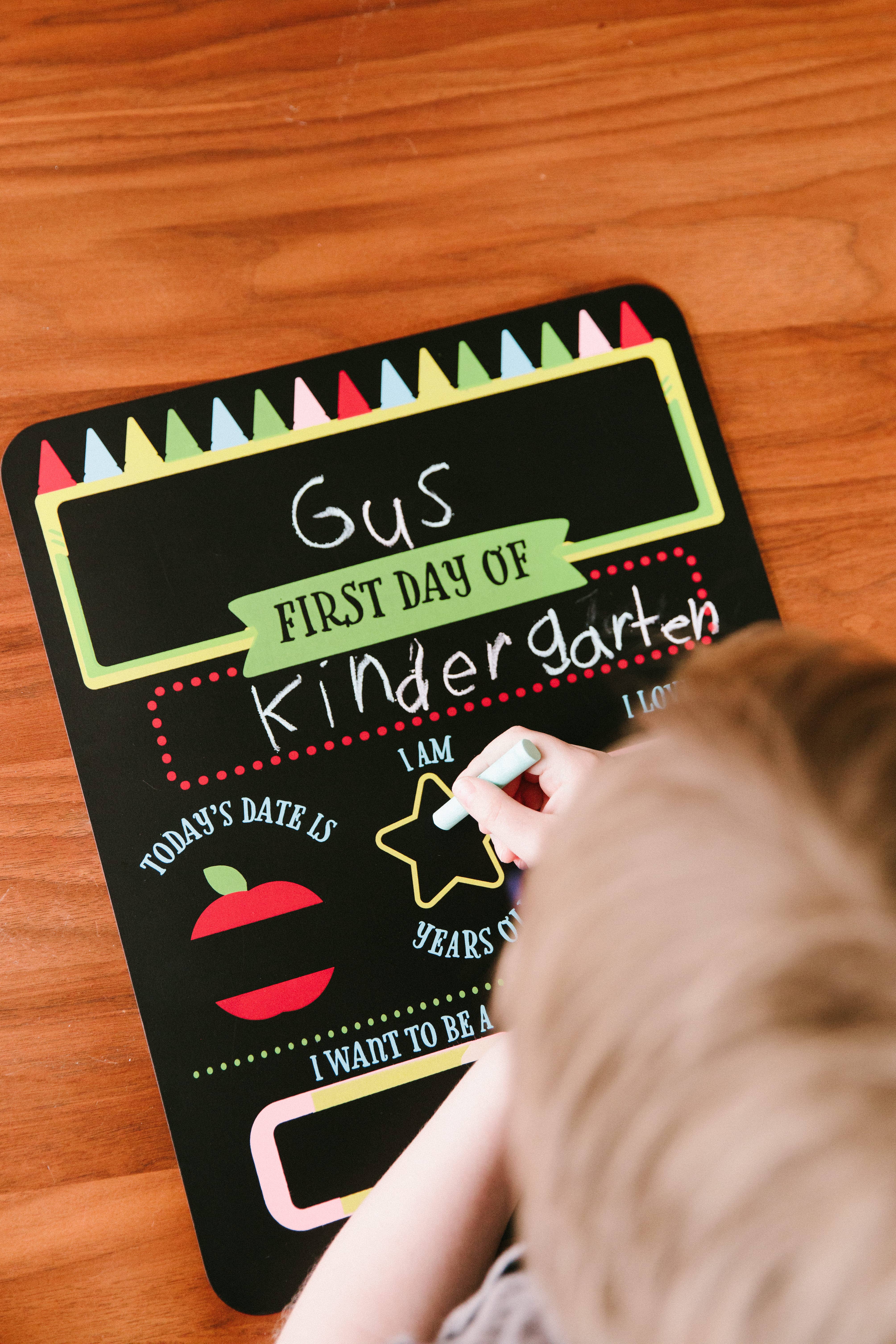 Pearhead - Wholesale Chalkboard - Kids & Baby - First and Last Day of School Reversible Chalkboard5
