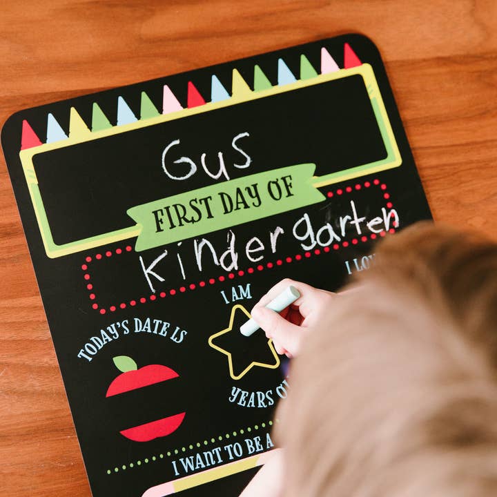 Pearhead - Wholesale Chalkboard - Kids & Baby - First and Last Day of School Reversible Chalkboard5