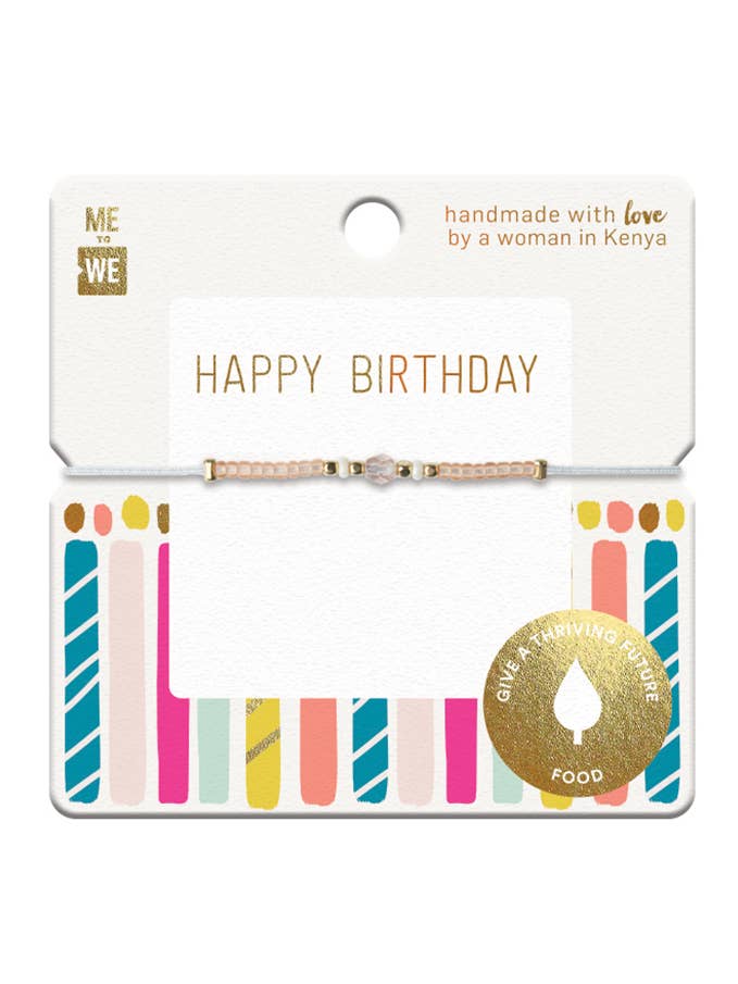 Braccialetto Wish - Candele Happy Birthday per la vendita all'ingrosso da parte di ME to WE