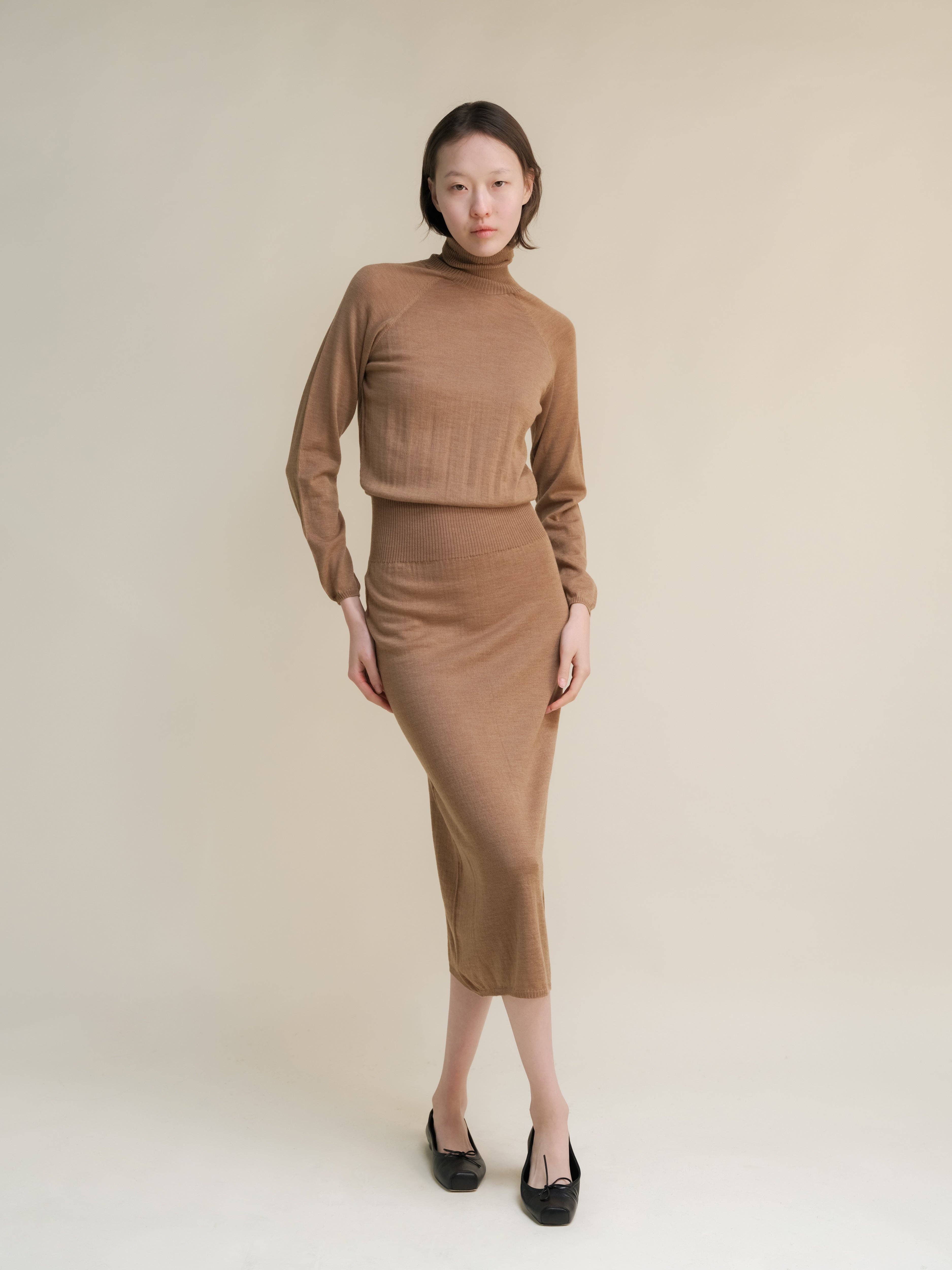 Lèmme - Wholesale Dress - Women's - Extra Fine Merino Wool Dress (3D-Knit)21