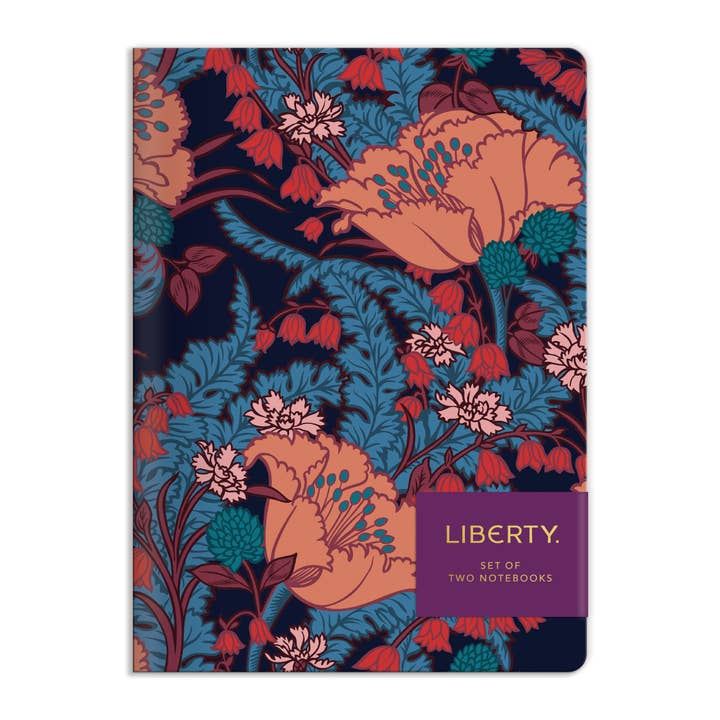 Liberty Floral Writers Notebook Set (Notebook/Sketchbook) for wholesale by Abrams & Chronicle Books
