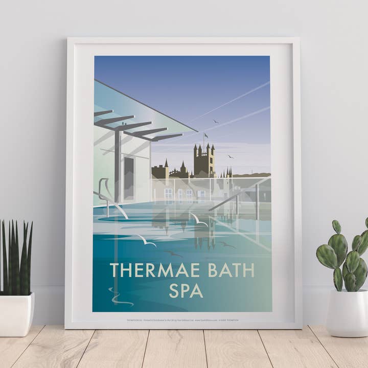Thermae Bath Spa van kunstenaar Dave Thompson - 11X14” Kunstdruk voor wholesale door Star Editions
