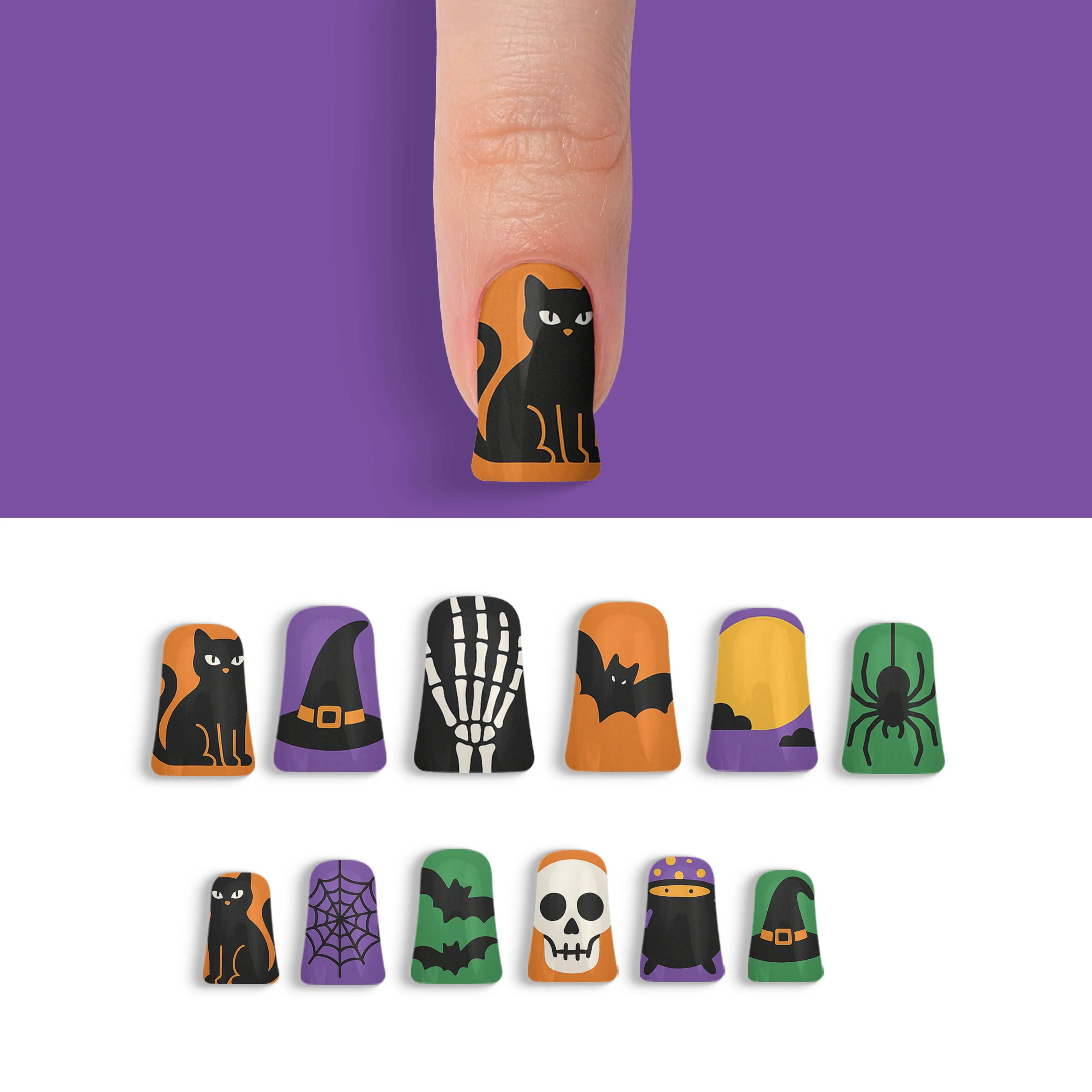 FYNE BODY - Wholesale Press-on/fake nails - Eclipse Enchantment Black Halloween Press-On Nails22
