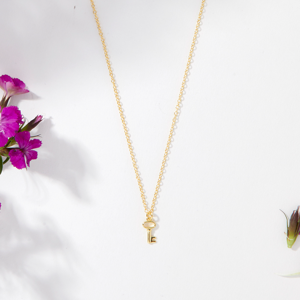 Gold Mother-in-Law Key Necklace for wholesale on Faire1